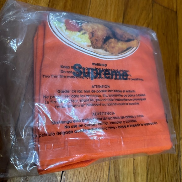 Supreme Orange Chicken Dinner T-Shirt NEW! - Picture 3 of 3